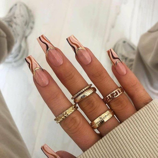 Female Cool Casual Nail Design