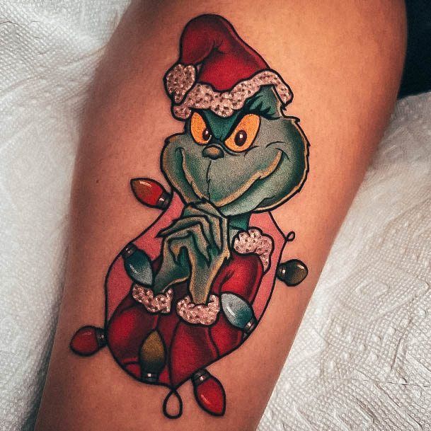 Female Cool Christmas Tattoo Ideas