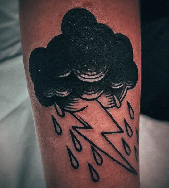 Female Cool Cloud Tattoo Ideas