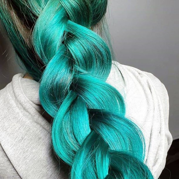 Female Cool Cool Hair Dye Style