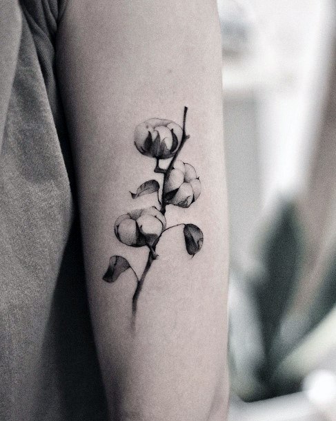 Female Cool Cotton Tattoo Ideas