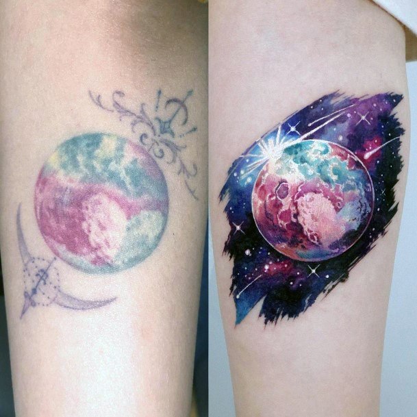 Female Cool Cover Up Tattoo Ideas