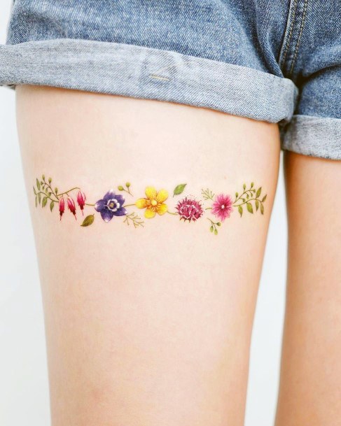 Female Cool Creative Tattoo Design