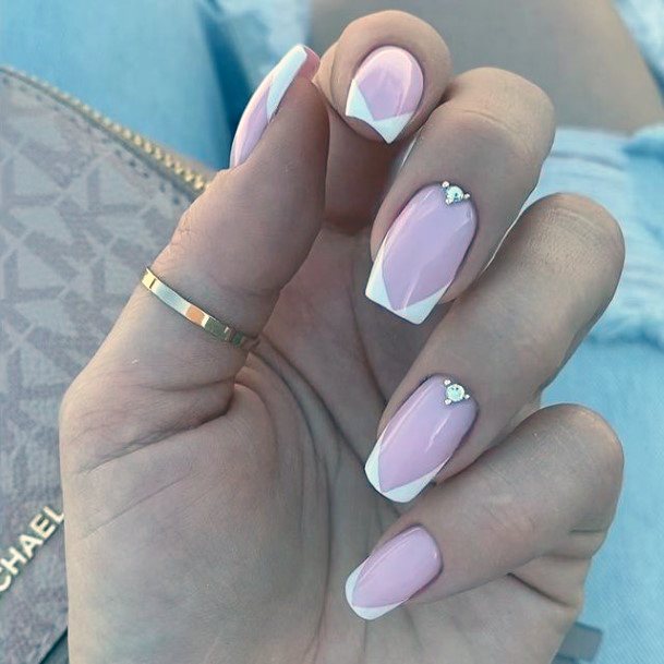 Female Cool Crystals Nail Ideas
