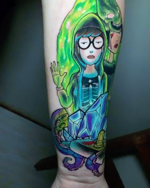 Female Cool Daria Tattoo Design