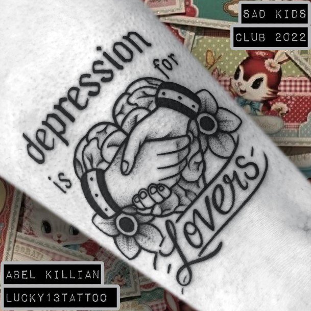 Female Cool Depression Tattoo Ideas