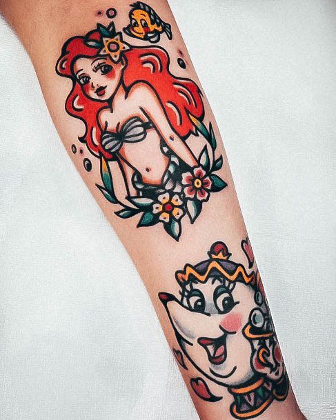 Female Cool Disney Tattoo Ideas