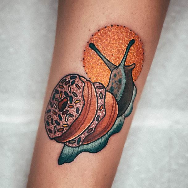 Female Cool Donut Tattoo Ideas