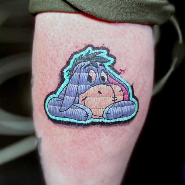 Female Cool Eeyore Tattoo Ideas