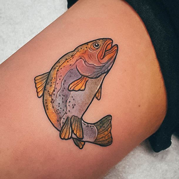 Female Cool Fish Tattoo Ideas