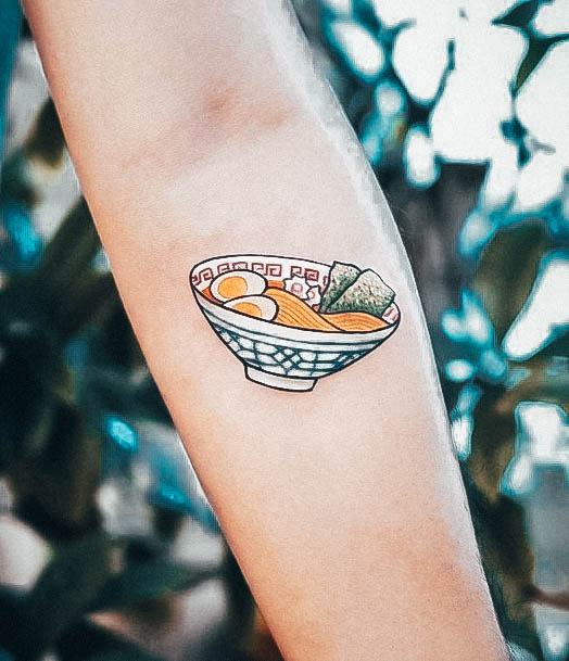 Female Cool Food Tattoo Design