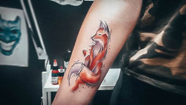 Female Cool Fox Tattoo Ideas