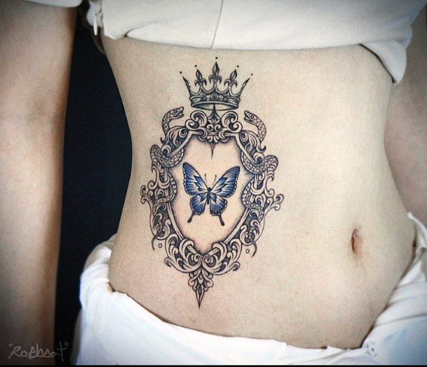 Female Cool Frame Tattoo Ideas