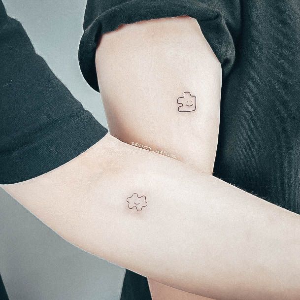 Female Cool Friendship Tattoo Design