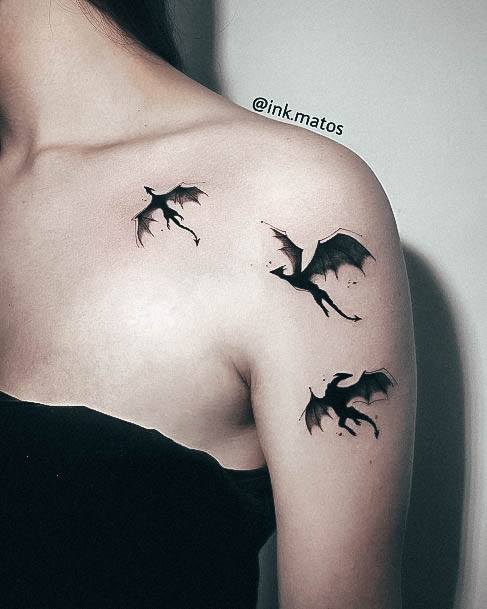 Female Cool Game Of Thrones Tattoo Design