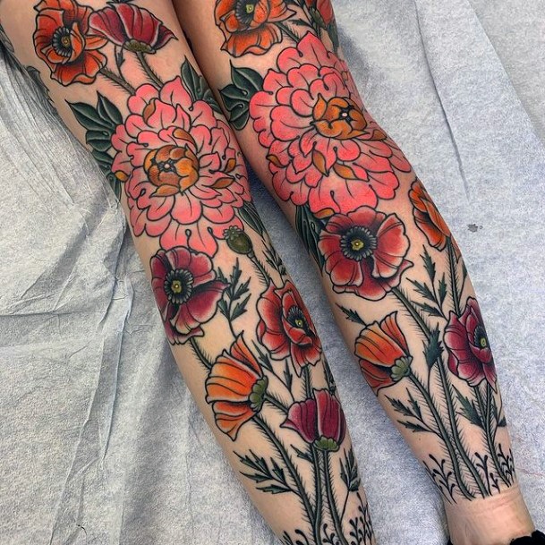 Female Cool Gardening Tattoo Ideas