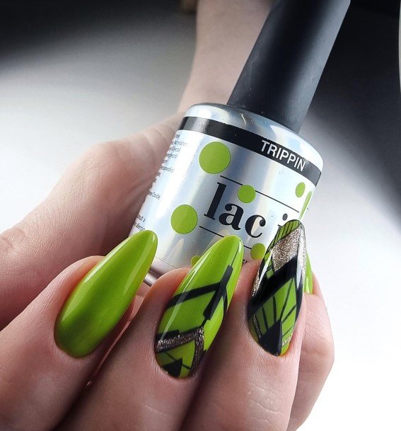 Female Cool Geometric Nail Ideas