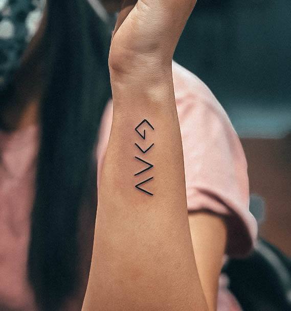 Female Cool God Is Greater Than The Highs And Lows Tattoo Ideas