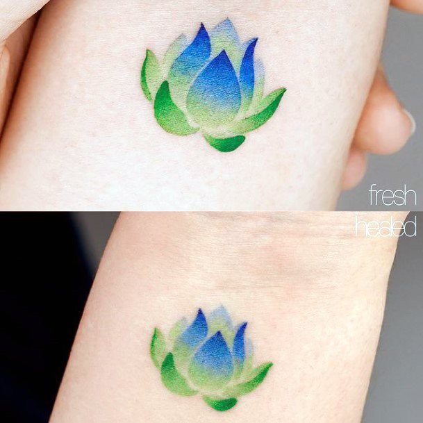 Female Cool Gradient Tattoo Ideas