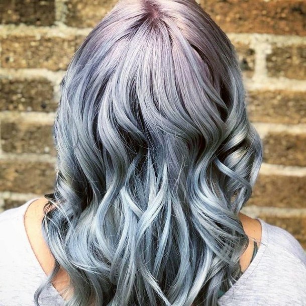 Female Cool Grey Ombre Hairstyles Ideas