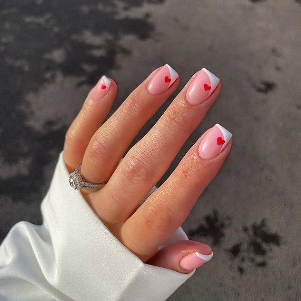 Female Cool Heart Nail Ideas