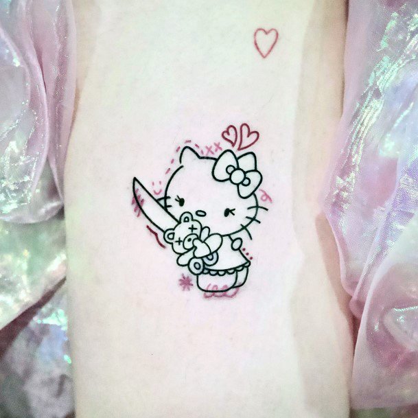 Female Cool Hello Kitty Tattoo Ideas