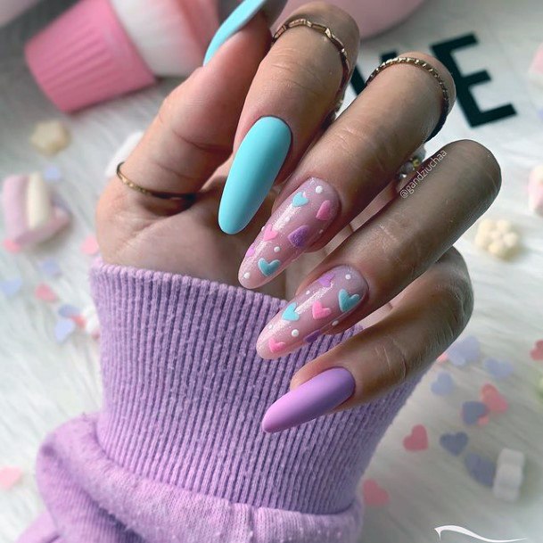 Female Cool Holiday Nail Design