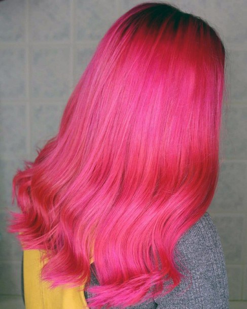 Female Cool Hot Pink Hairstyles Ideas