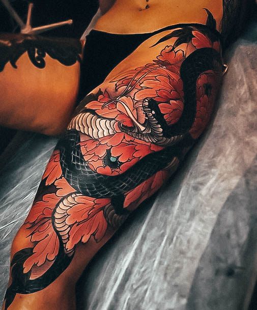 Female Cool Japanese Tattoo Ideas