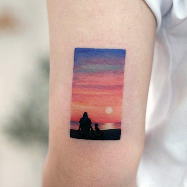 Female Cool Landscape Tattoo Ideas