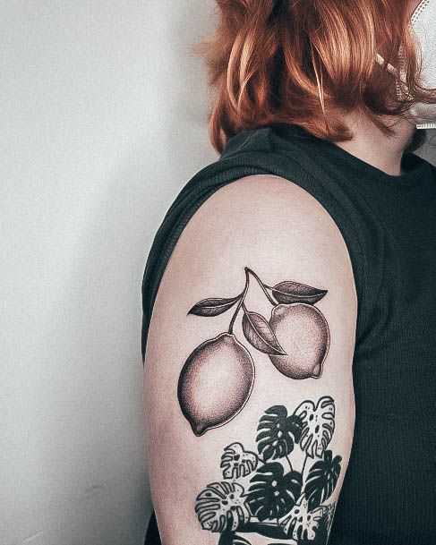 Female Cool Lemon Tattoo Ideas