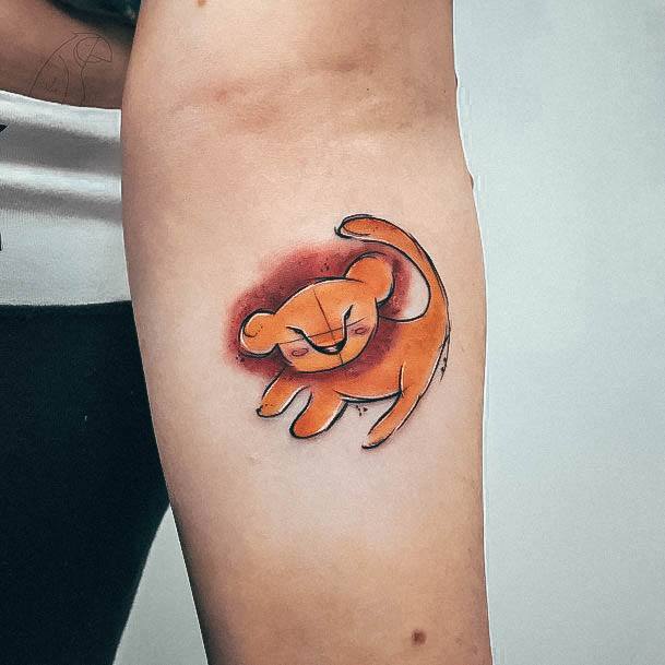 Female Cool Lion King Tattoo Ideas