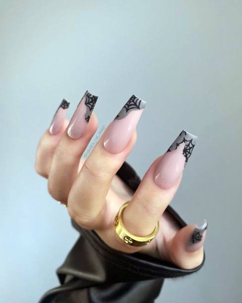 Female Cool Long French Nail Ideas