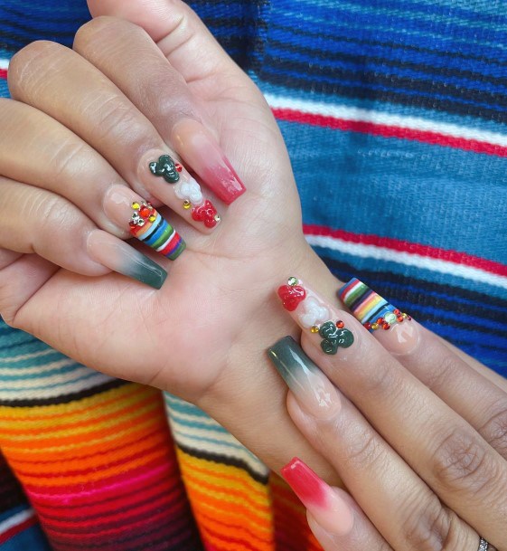 Female Cool Mexican Nail Ideas