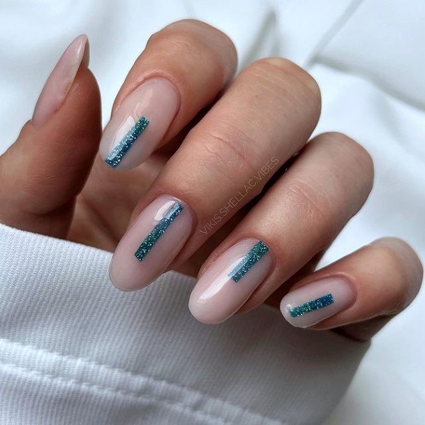Female Cool New Years Nail Design
