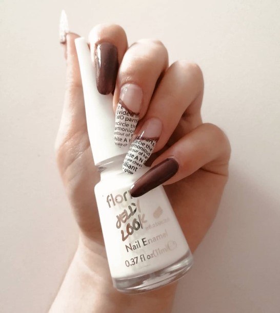 Female Cool Newspaper Nail Ideas