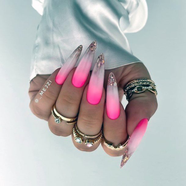 Female Cool Ombre Summer Nail Ideas