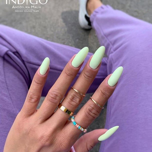 Female Cool Pastel Nail Ideas