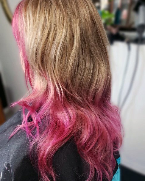 Female Cool Pink Hairstyles Design