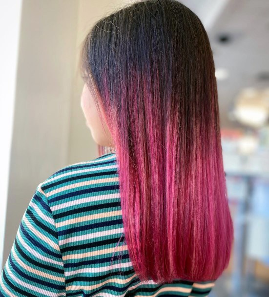 Female Cool Pink Hairstyles Ideas