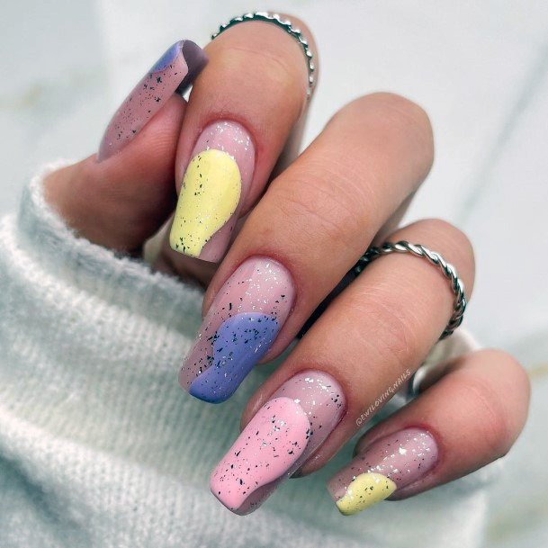 Female Cool Pink Nail Design