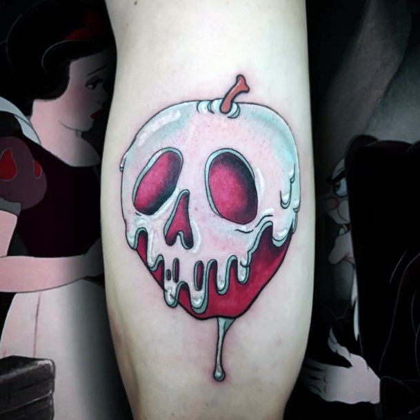 Female Cool Poison Apple Tattoo Ideas