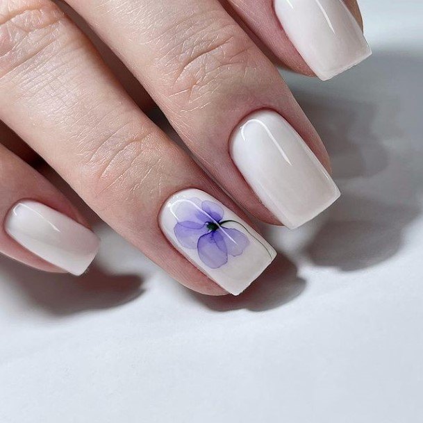 Female Cool Purple Nail Ideas