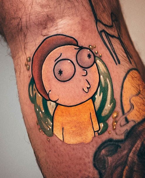 Female Cool Rick And Morty Tattoo Ideas