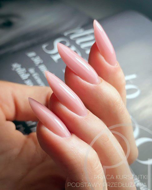 Female Cool Rose Pink Nail Ideas