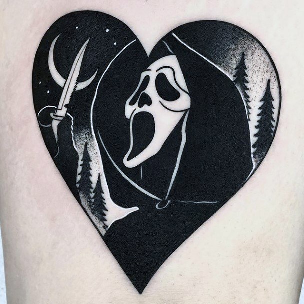 Female Cool Scream Tattoo Ideas