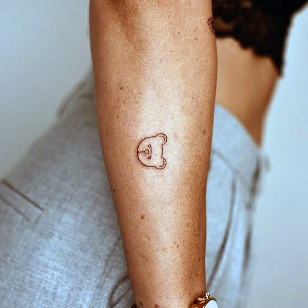 Female Cool Simple Tattoo On Woman