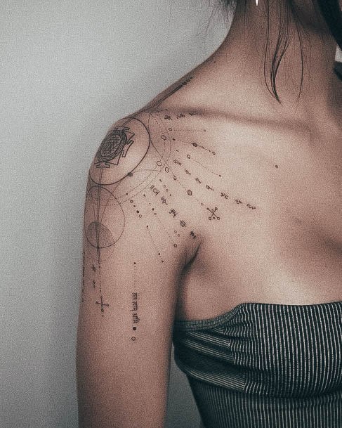 Female Cool Spiritual Tattoo Ideas