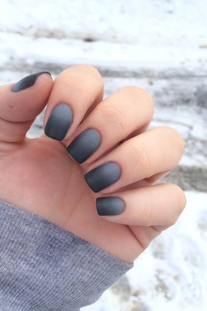 Female Cool Square Ombre Nail Ideas