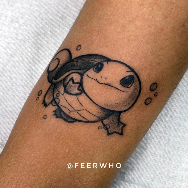 Female Cool Squirtle Tattoo Ideas